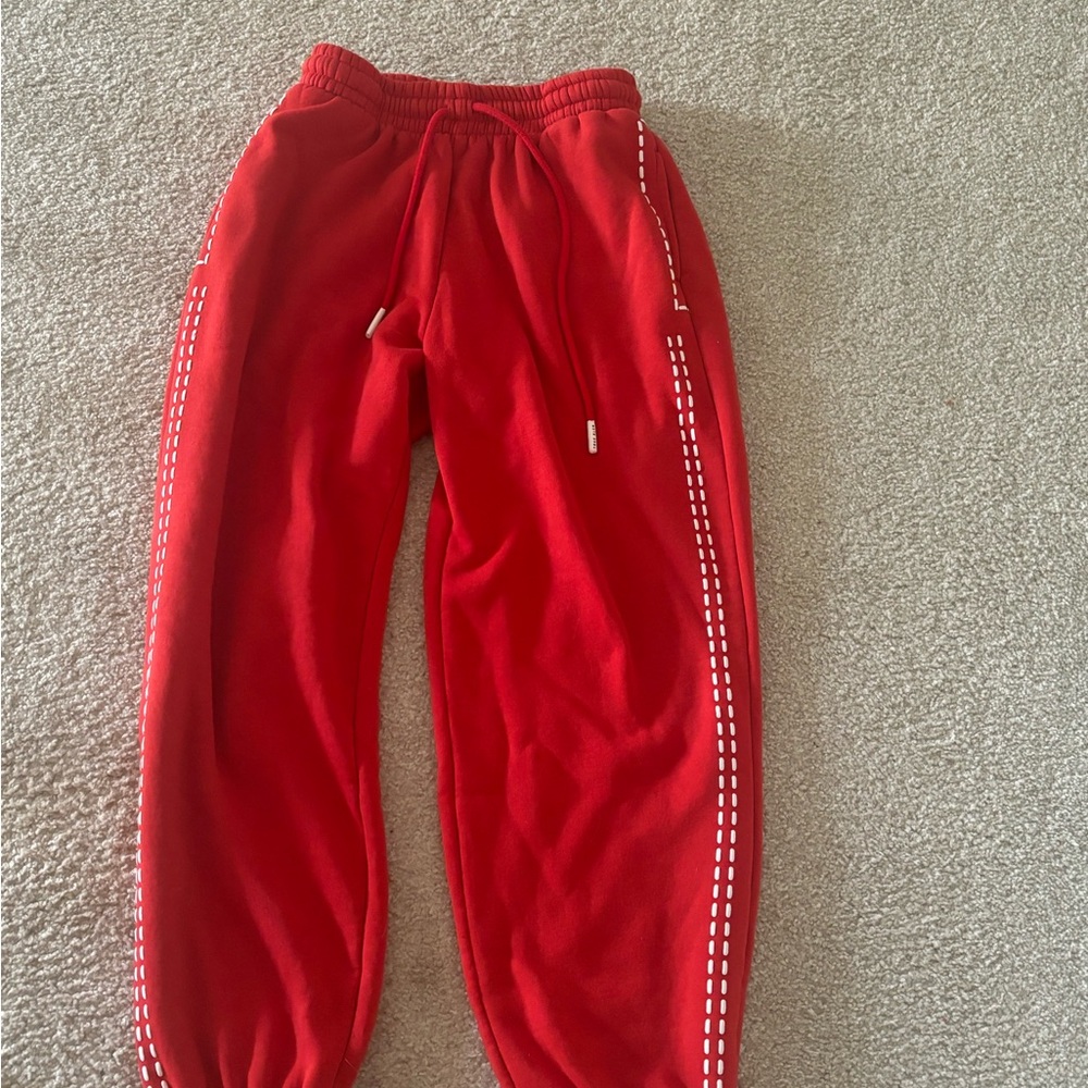 Red True Religion Joggers